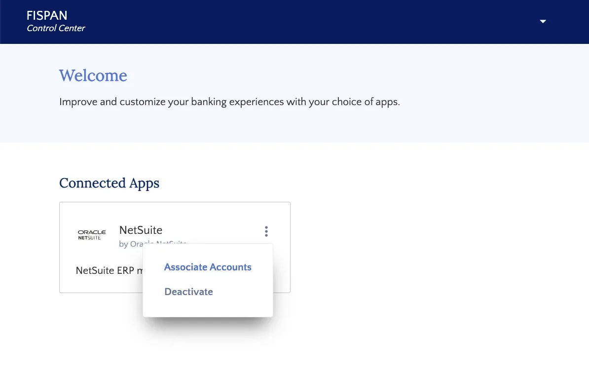 Select Associate Accounts Select Associate Accounts