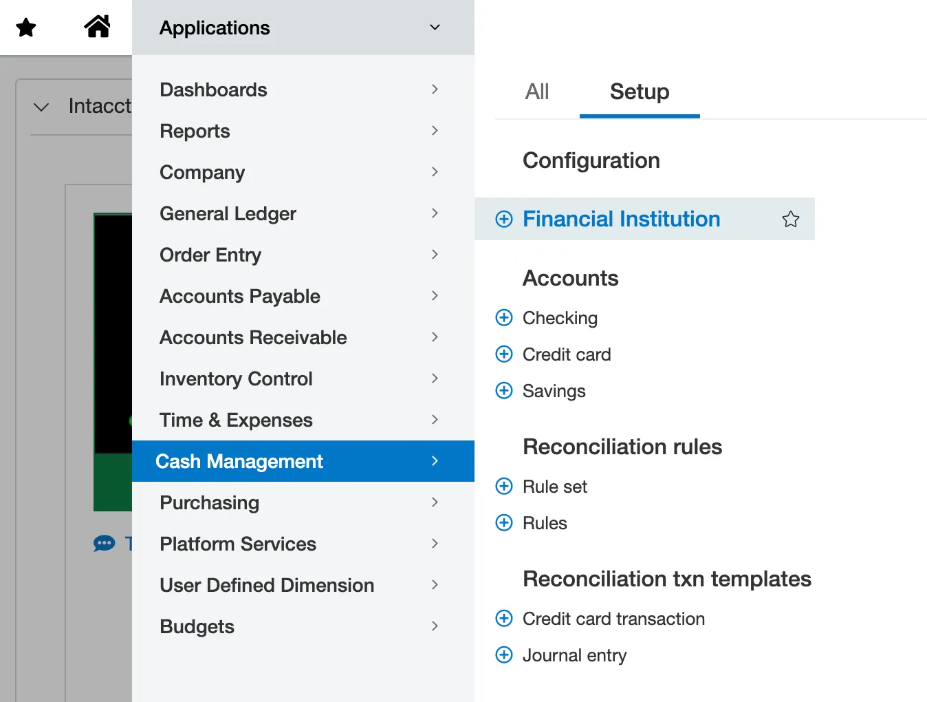 Set-up Financial Institution Set-up Financial Institution