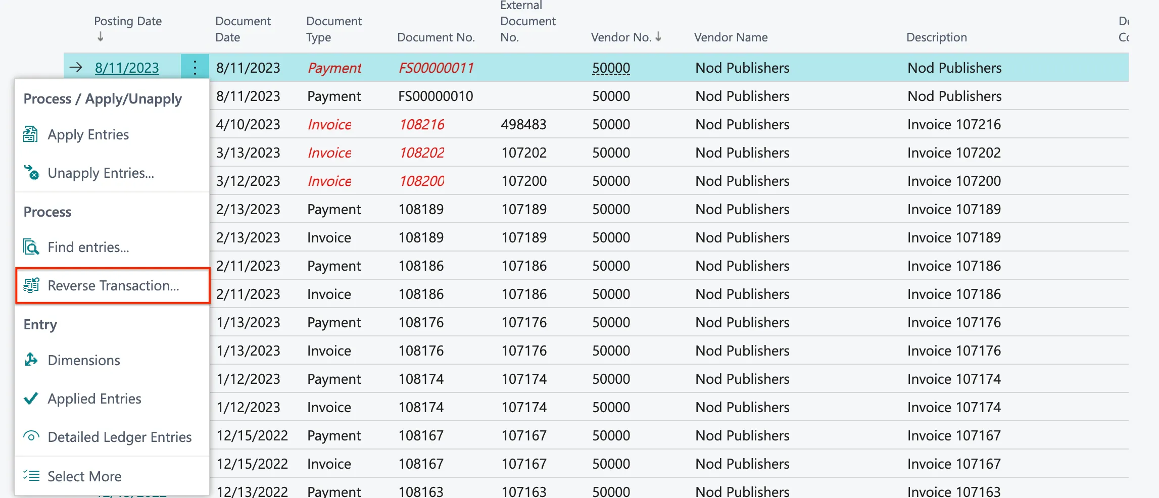 Click Reverse Transaction Click Reverse Transaction