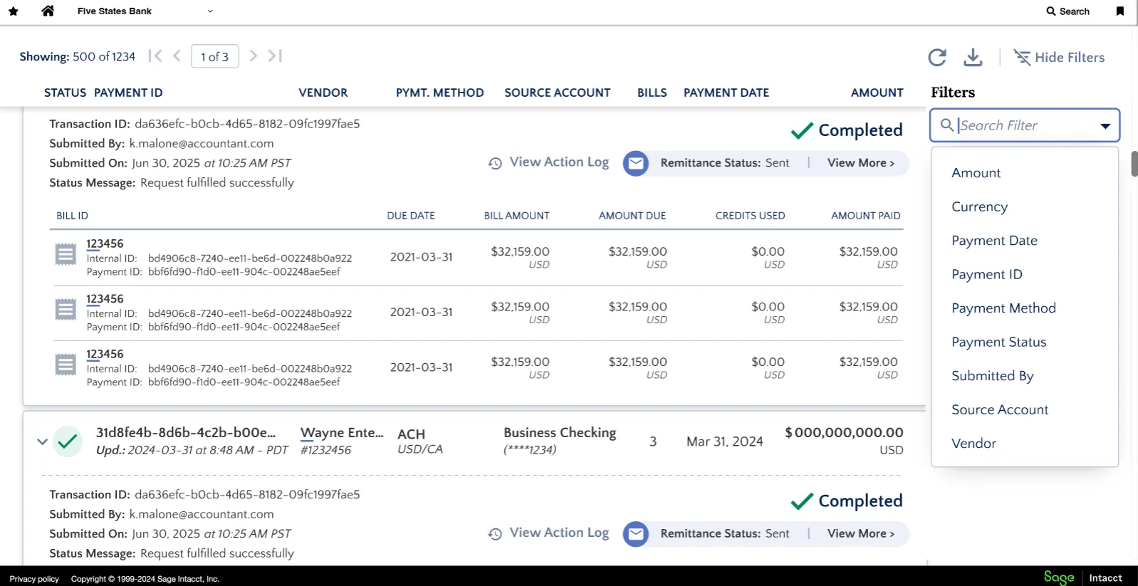 Filter by Payment Status Filter by Payment Status