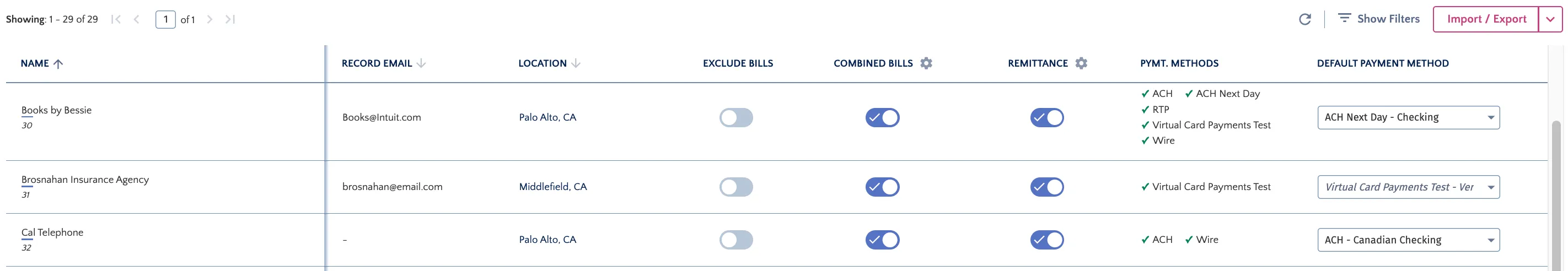 Updated Toggles