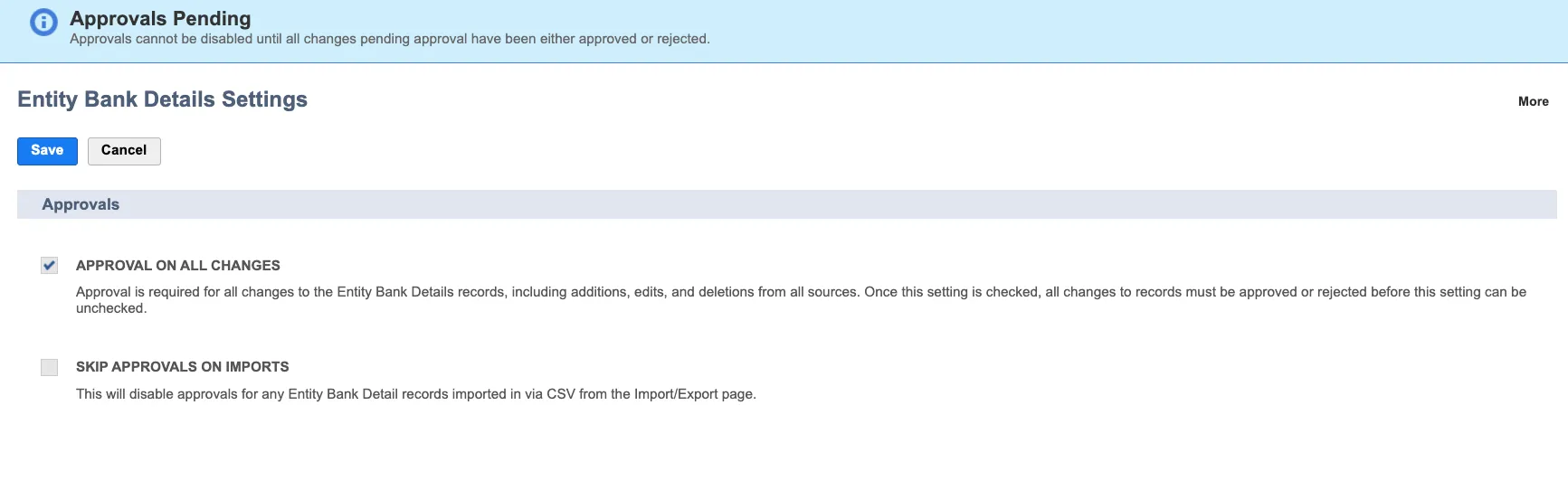 Approve Pending Changes Before Disabling Approve Pending Changes Before Disabling