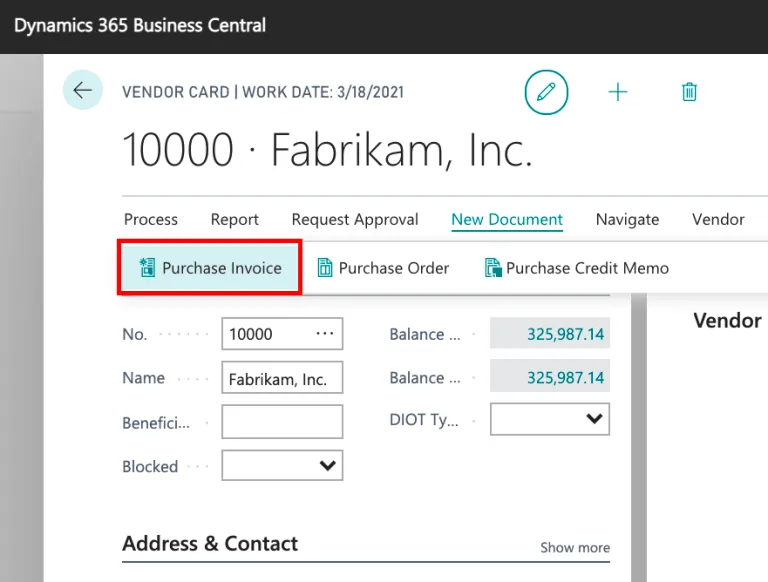 Go to Purchase Invoice Go to Purchase Invoice