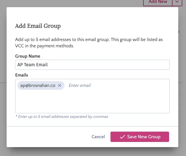 Click Save New Group Click Save New Group
