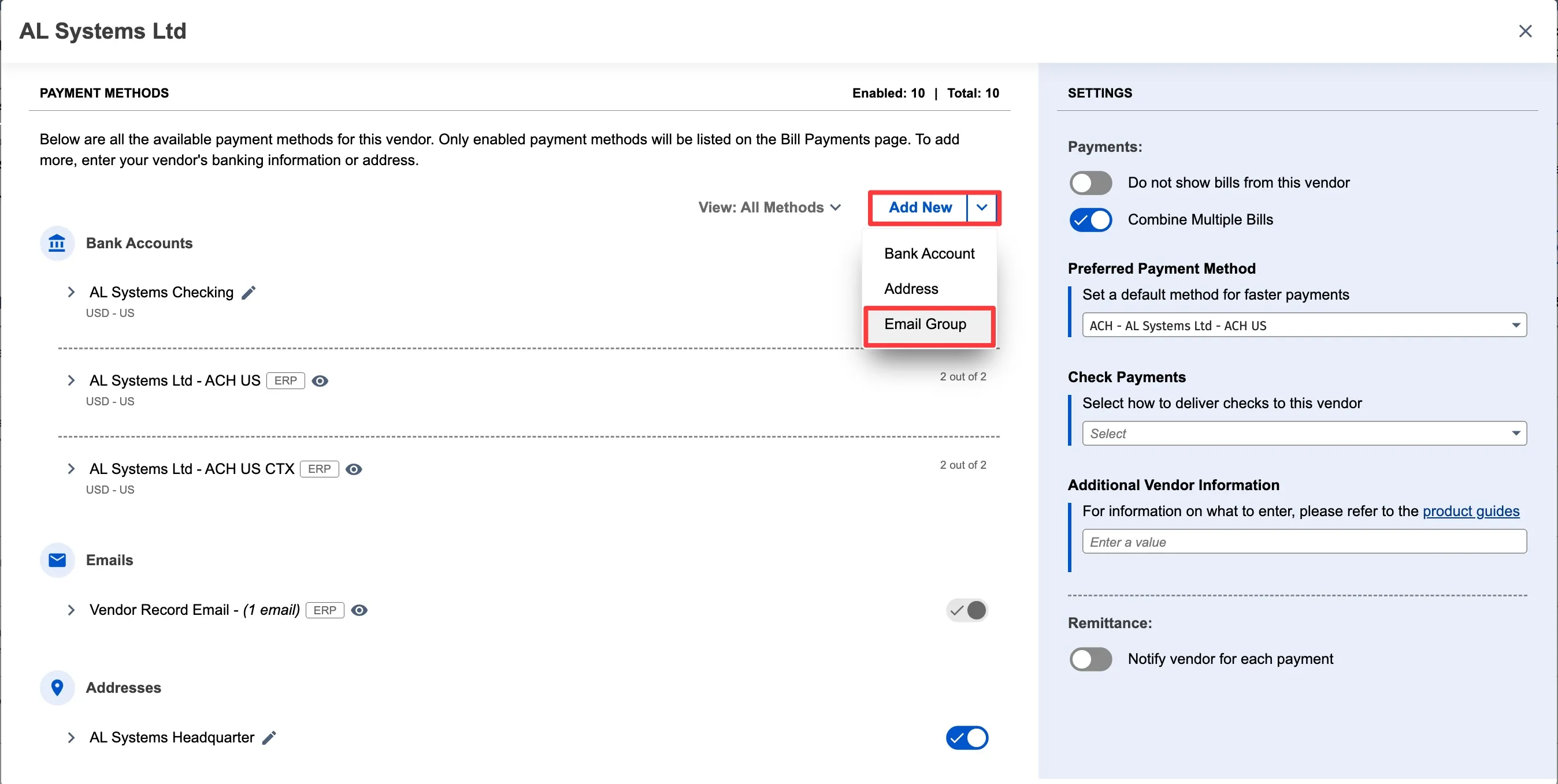Add Email Group Add Email Group