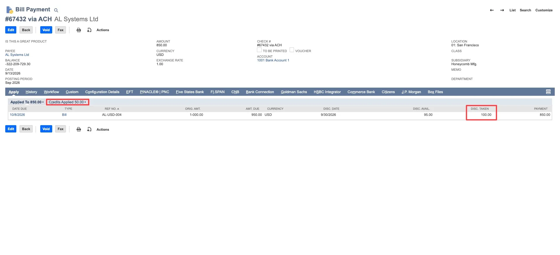 Bill Payment Record Bill Payment Record