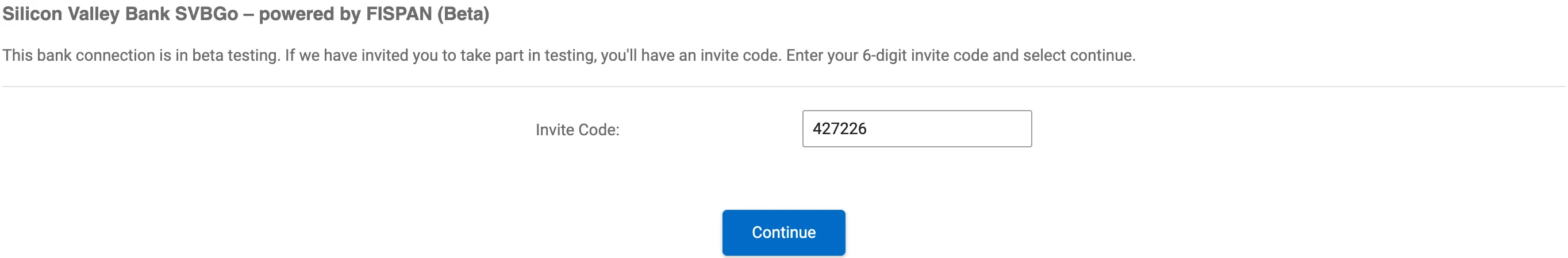 Enter Invite Code