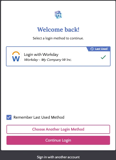 Login with Workday