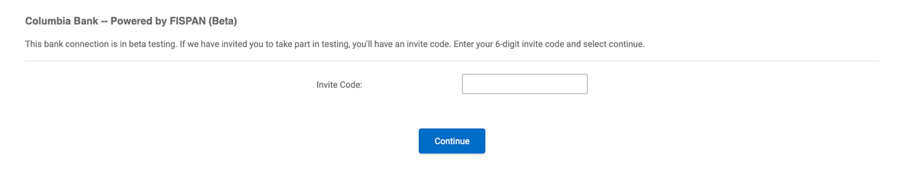 Enter the 6-Digit Invite Code Enter the 6-Digit Invite Code