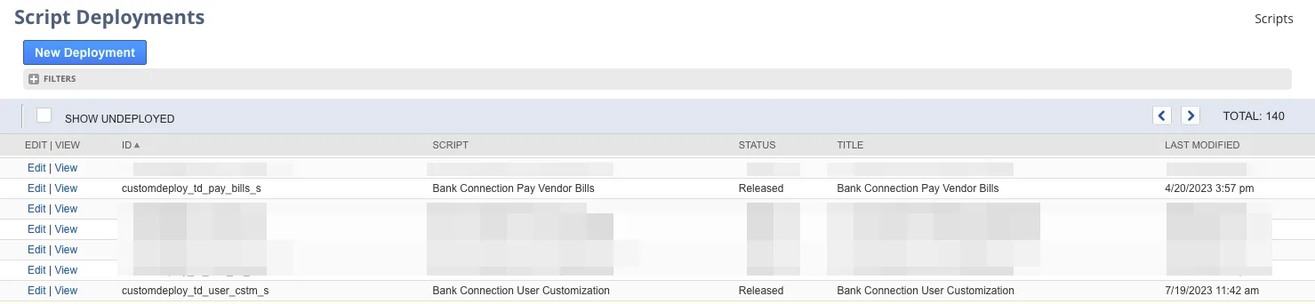 Pay Vendor Bills and User Customization Suitelets