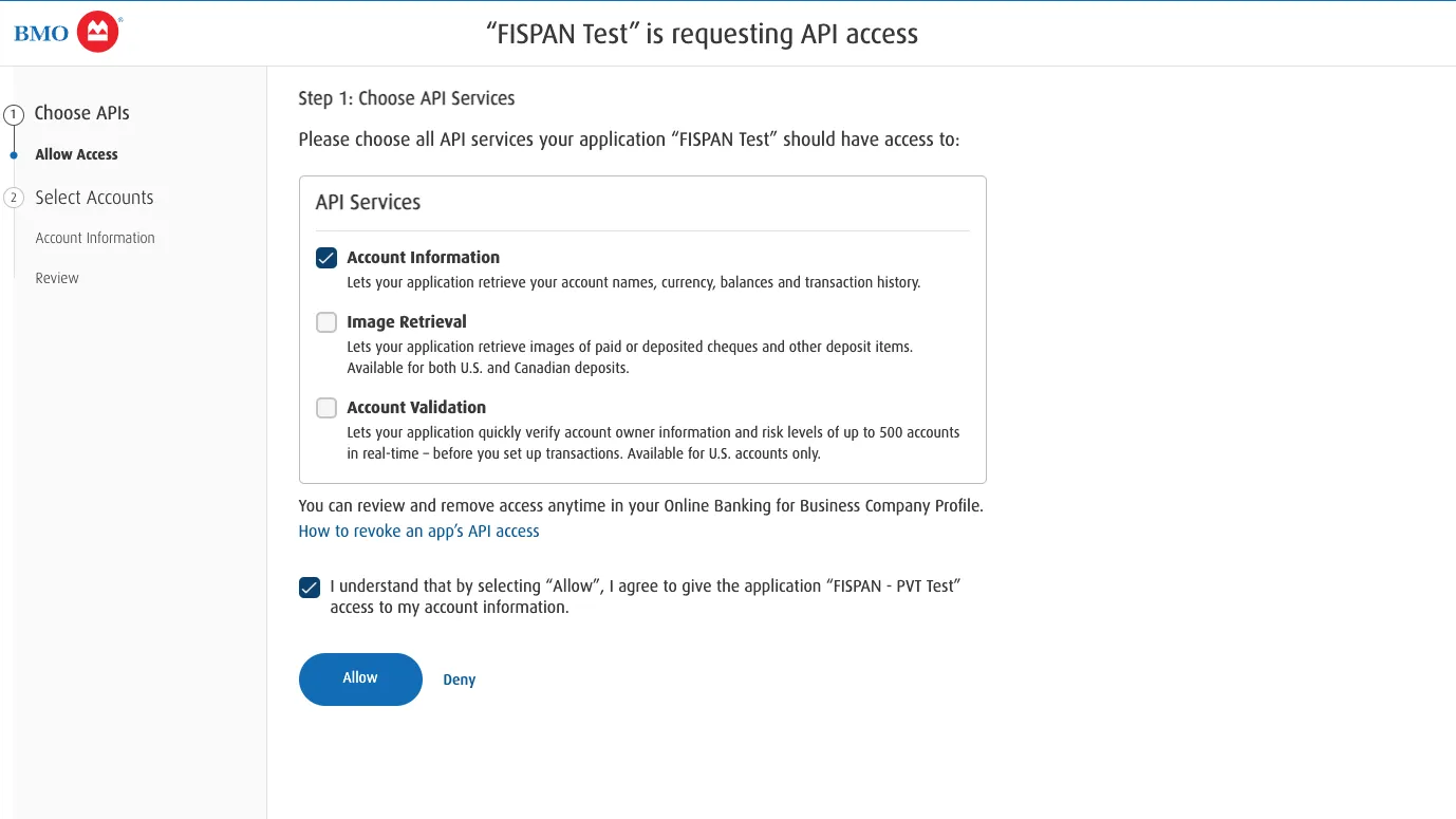 Authorize the API Access