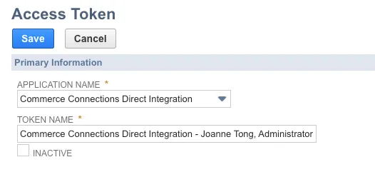 Select Commerce Connections Direct Integration