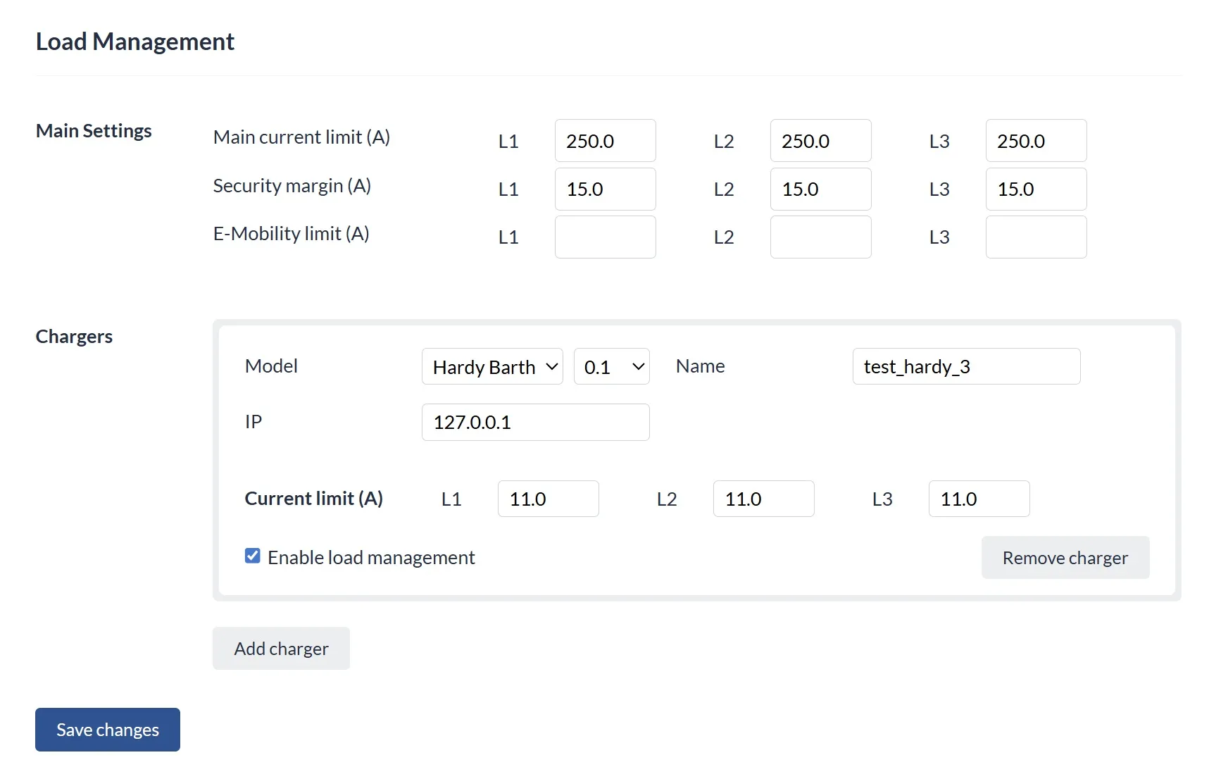 FLOEM dropdown: selecting Hardy Barth CPH2