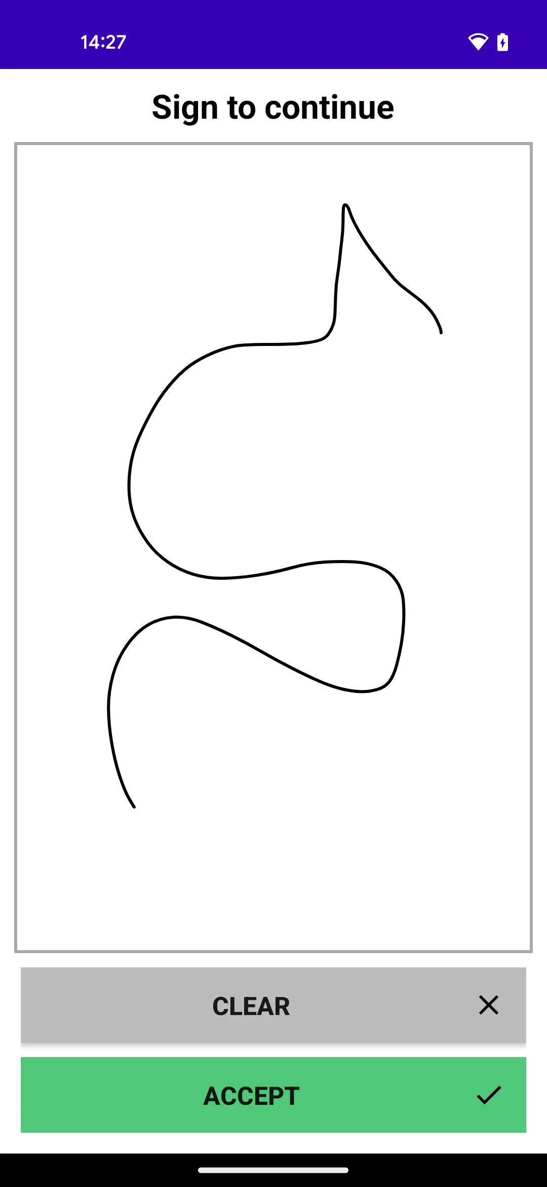 Built-in SignatureActivity