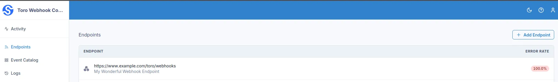 Dashboard Endpoints List