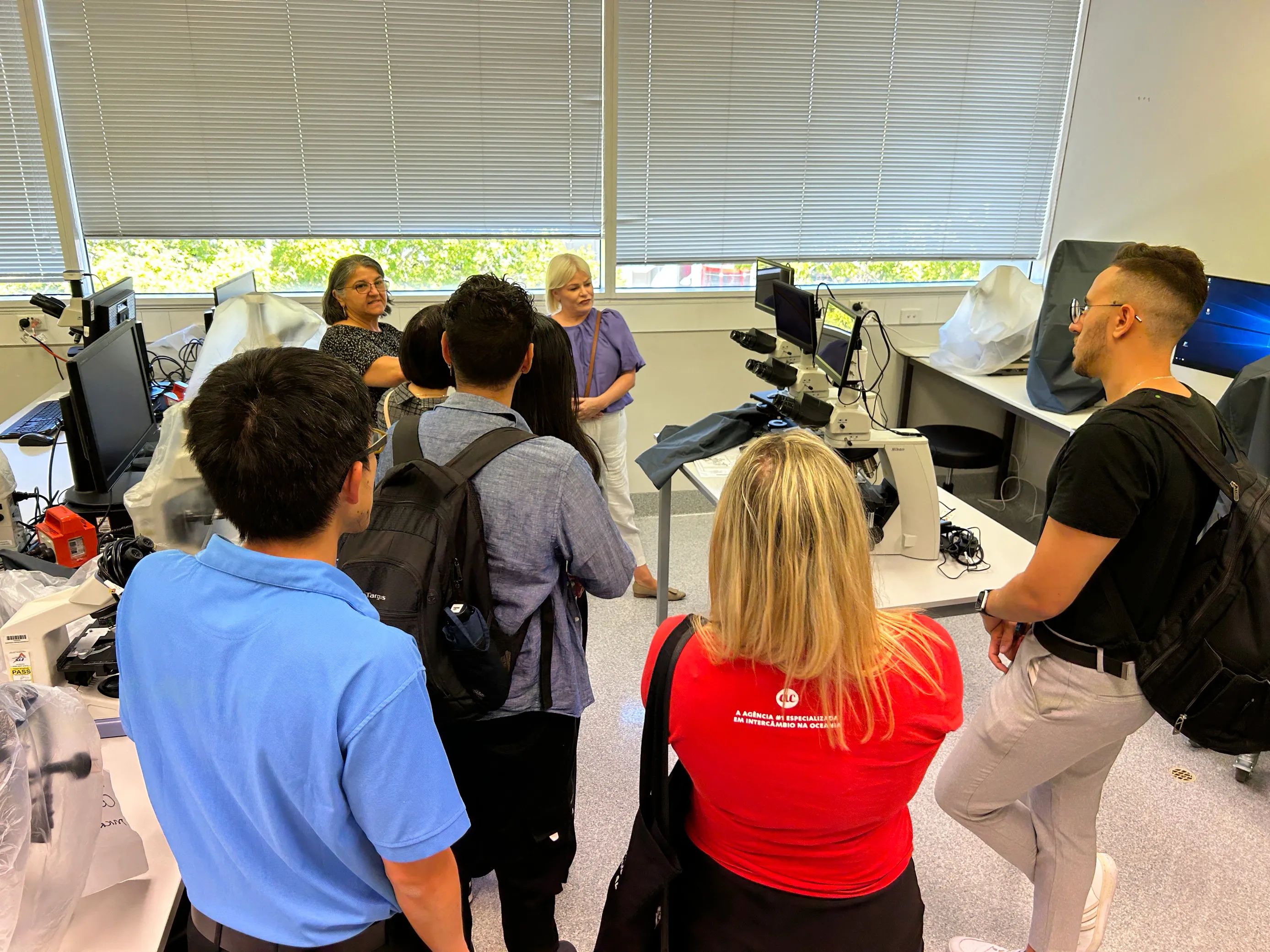 Viewing the lab technology 