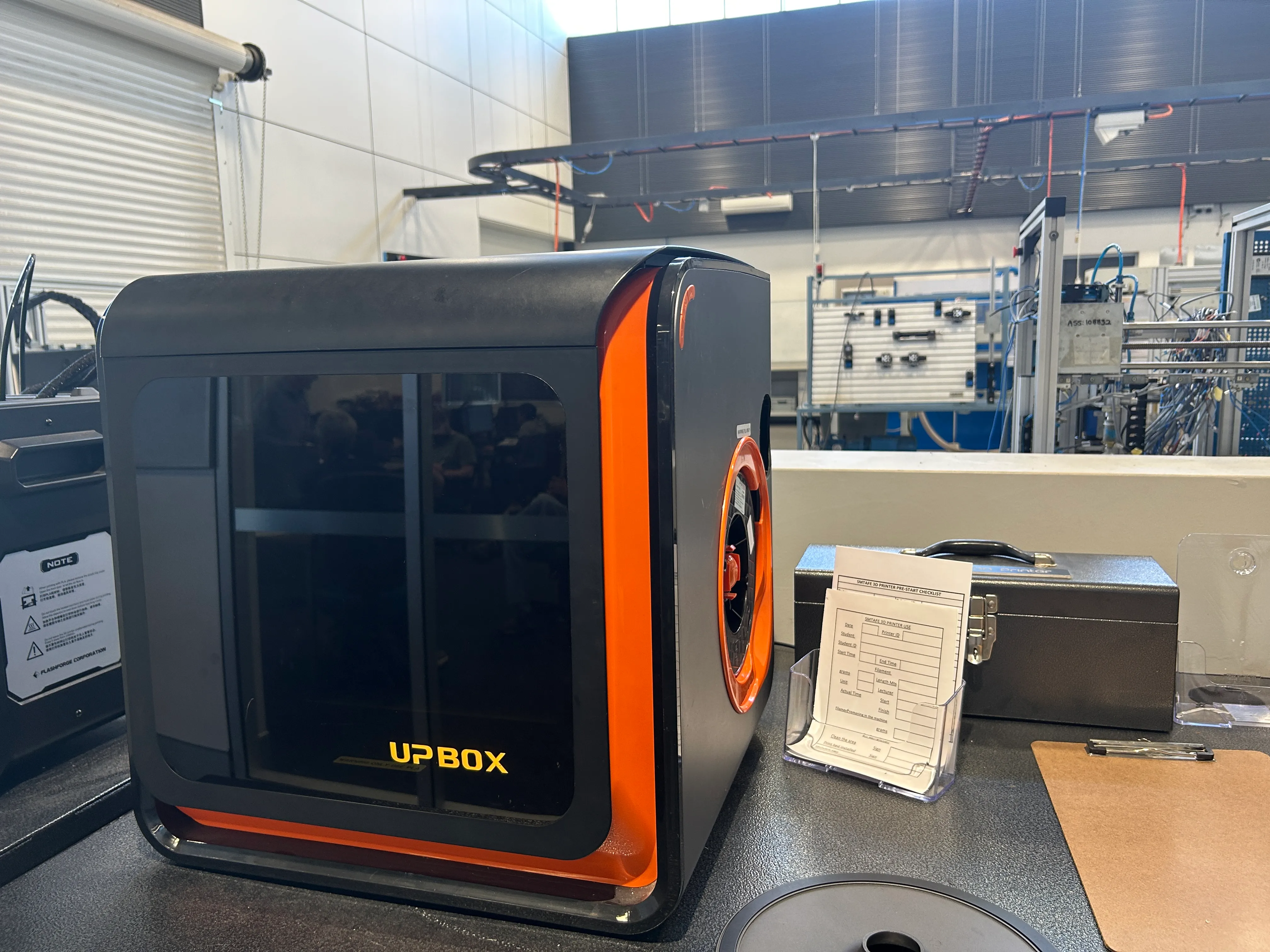 3D printing equipment at Munster campus
