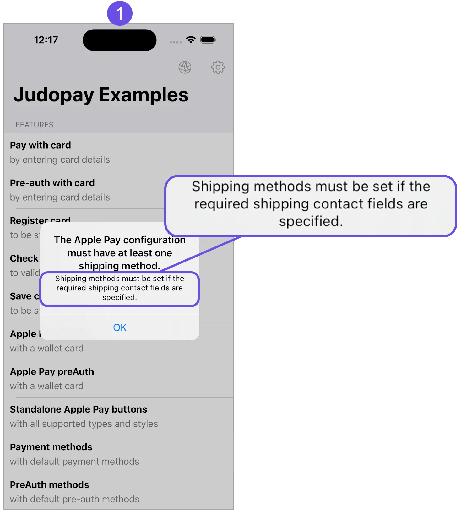 apple pay shipping error message apple pay shipping error message