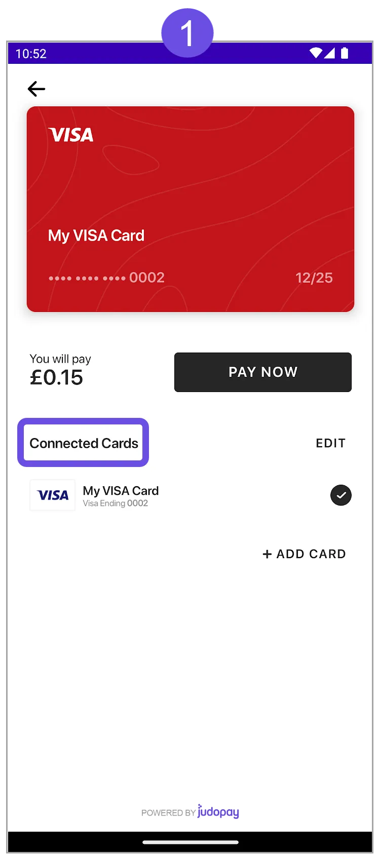 connected cards heading