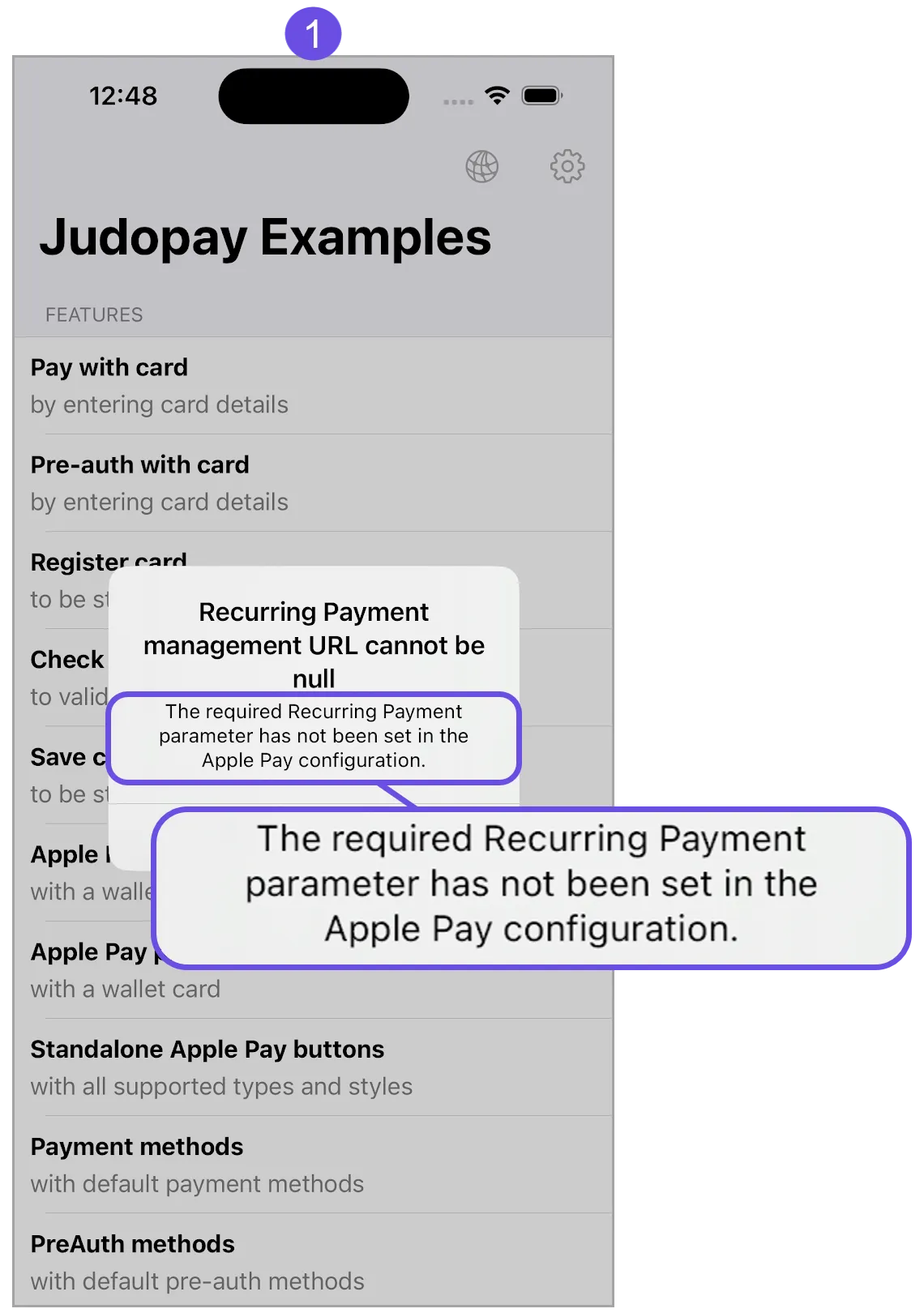 apple pay recurring url error message apple pay recurring url error message