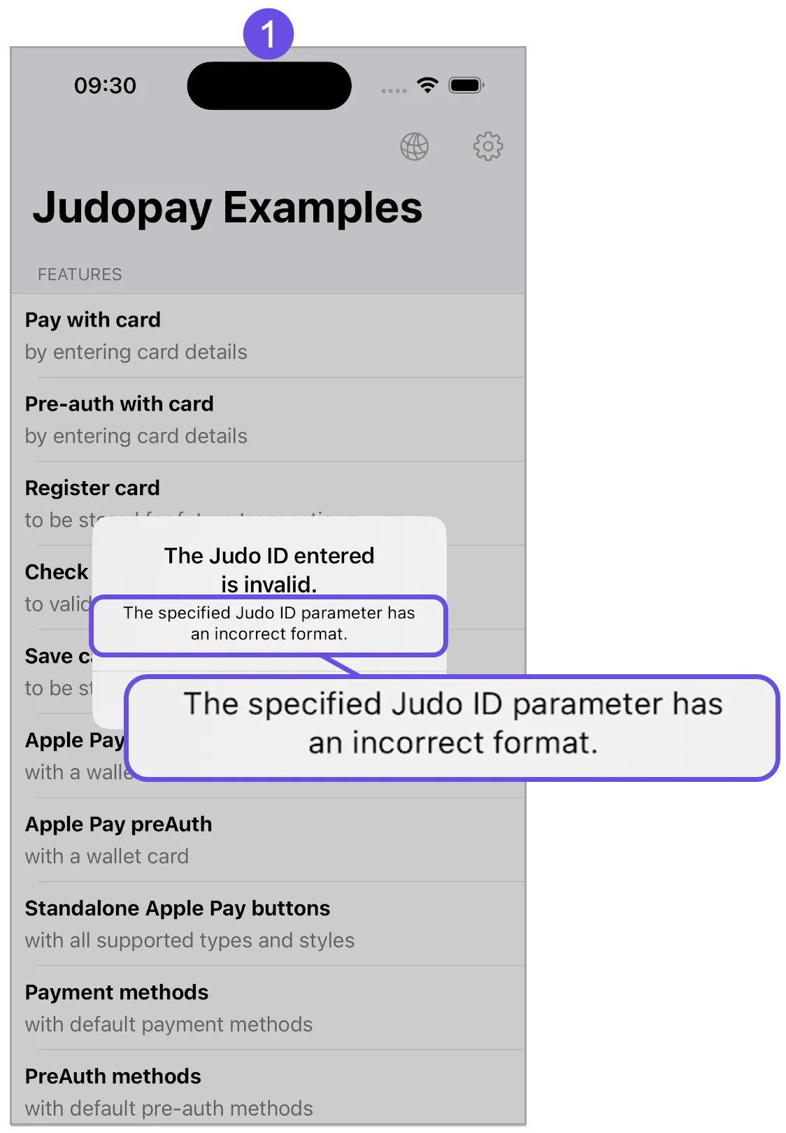 invalid judo id message invalid judo id message