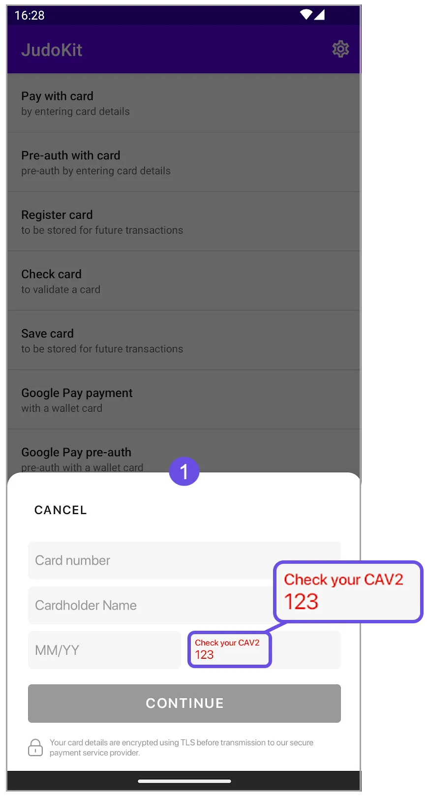 jcb security code error