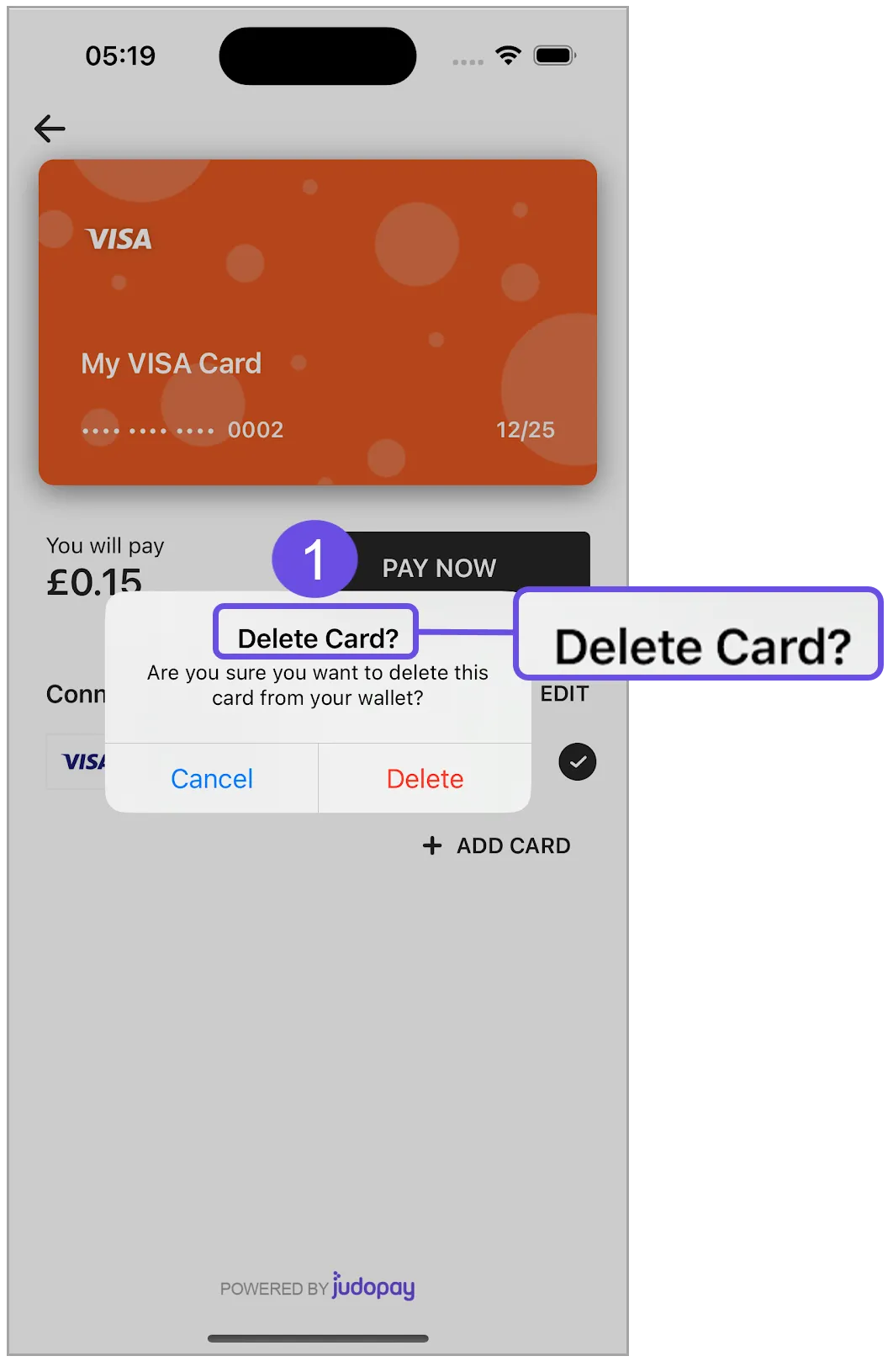 delete card title delete card title
