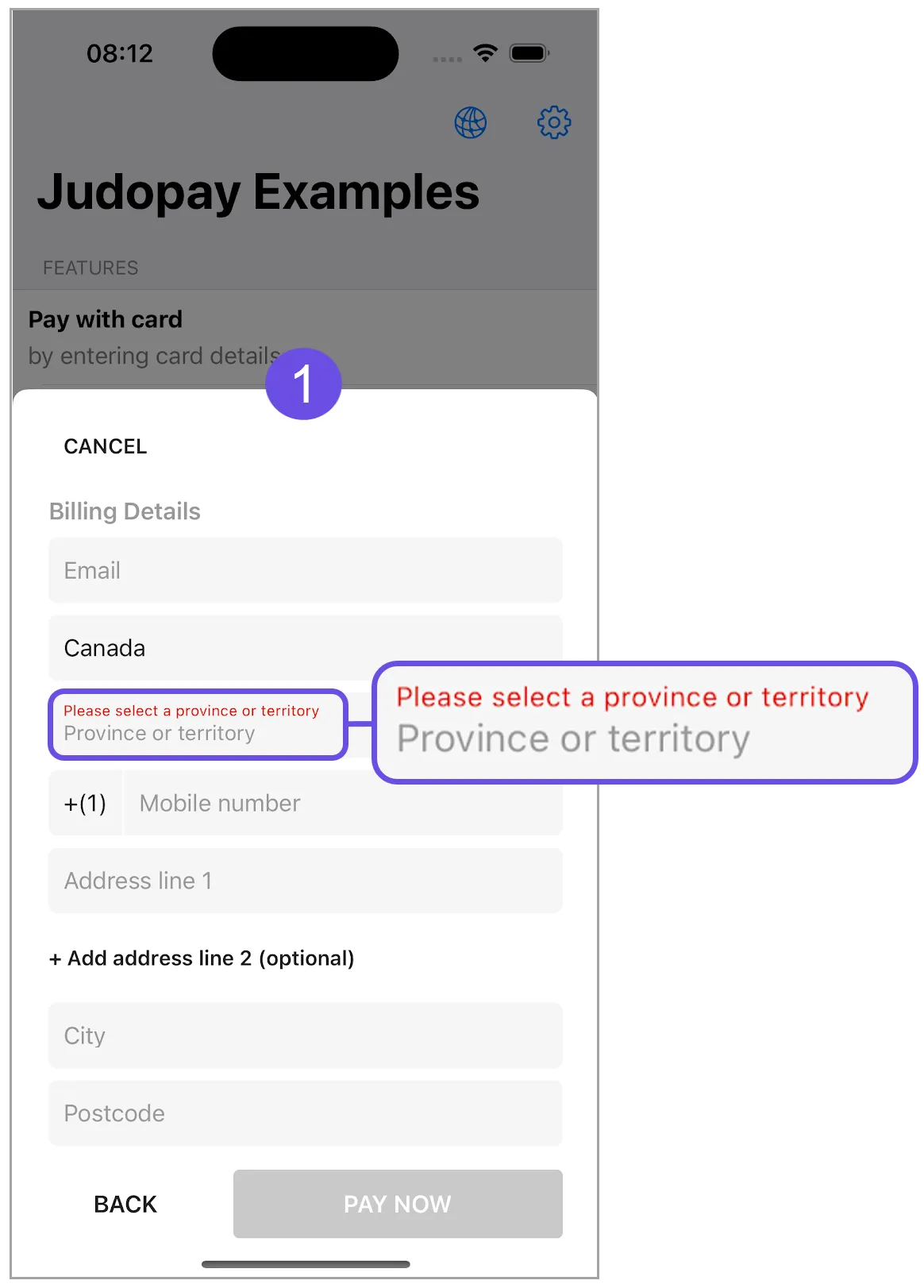 invalid ca province invalid ca province