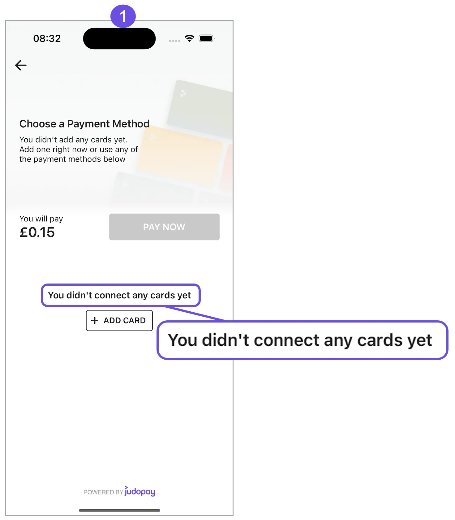 no connected cards no connected cards