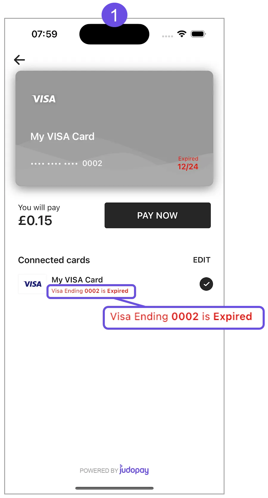 card is expired card is expired