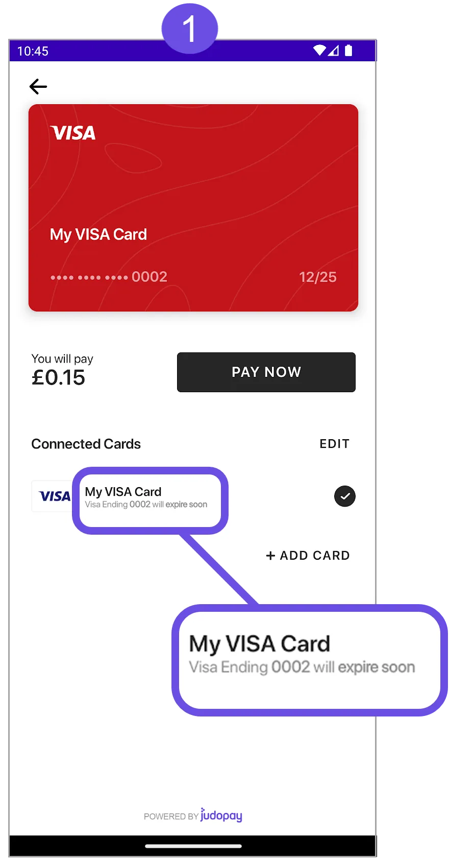 card will expire soon