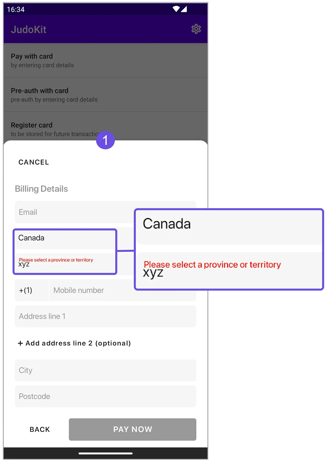ca province input error