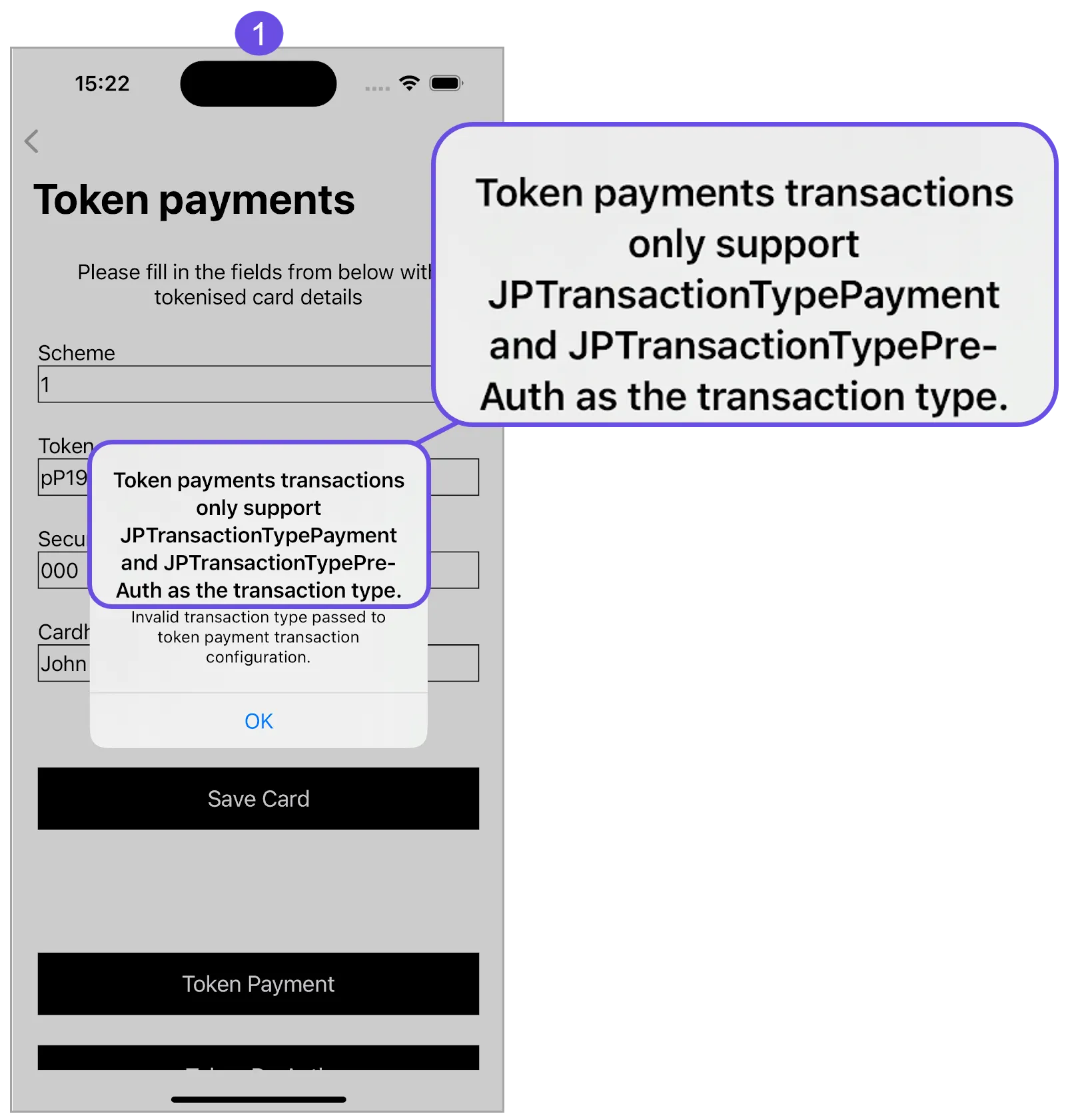 invalid token title invalid token title