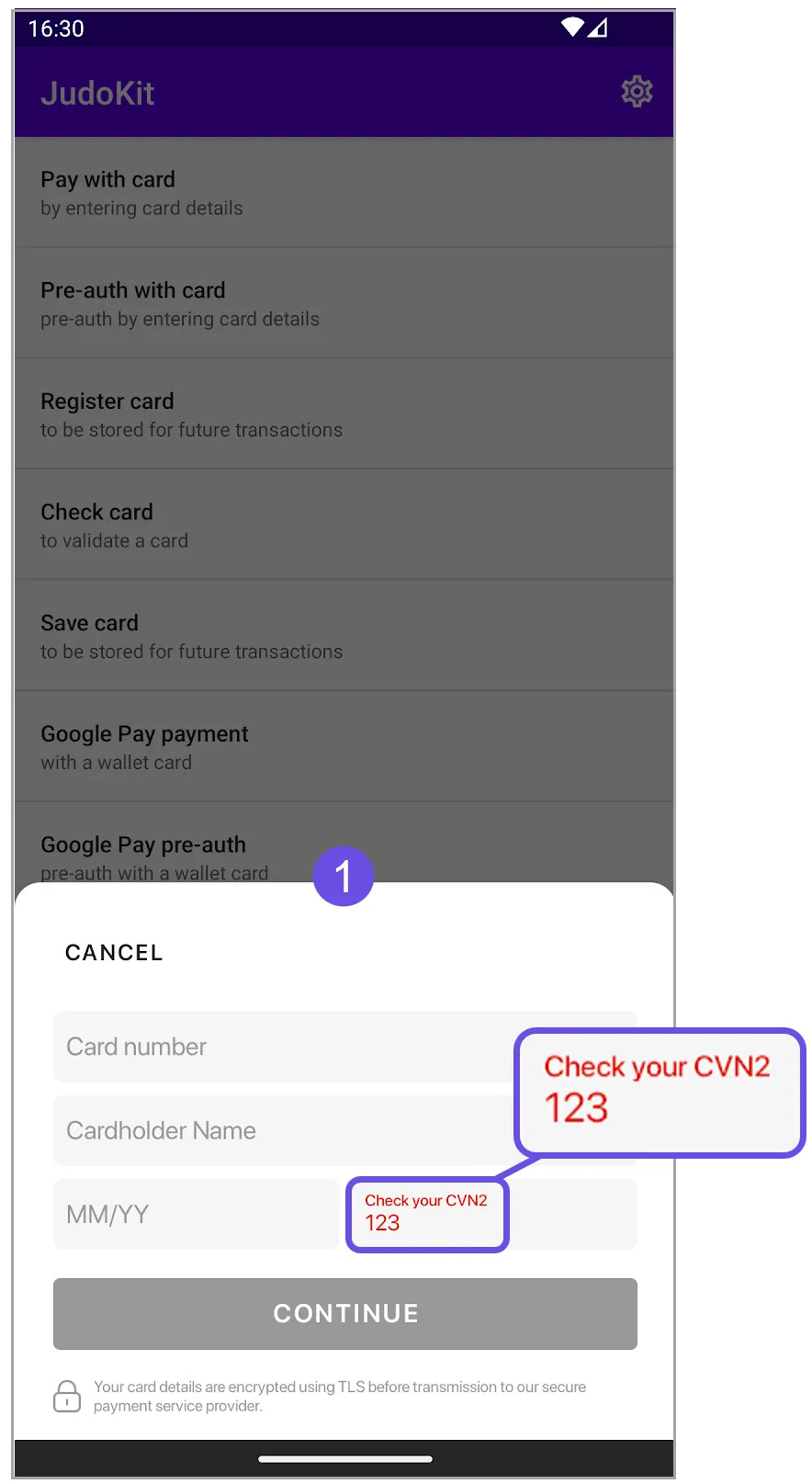 china union pay security code error