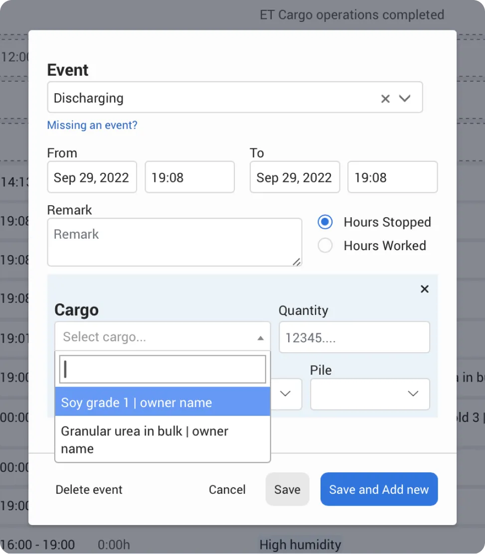 Add event