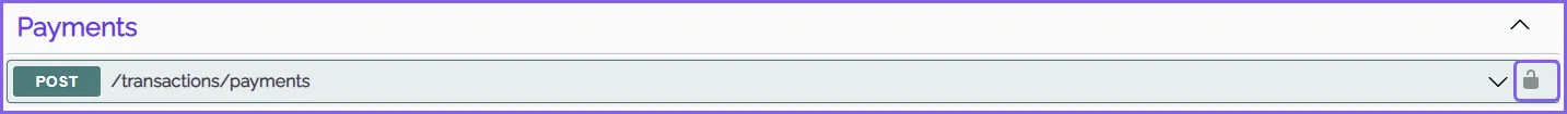 payment endpoint