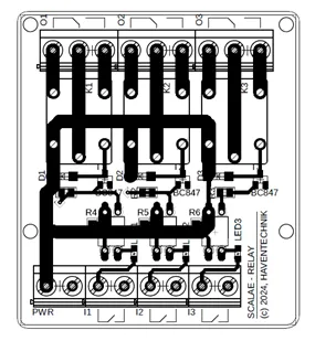 PCB Layout: Scalae Relay