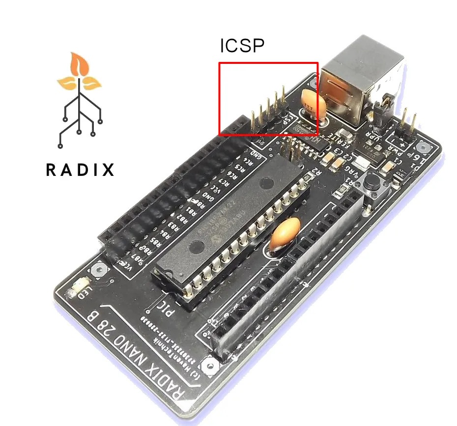 RADIX NANO with ICSP Interface