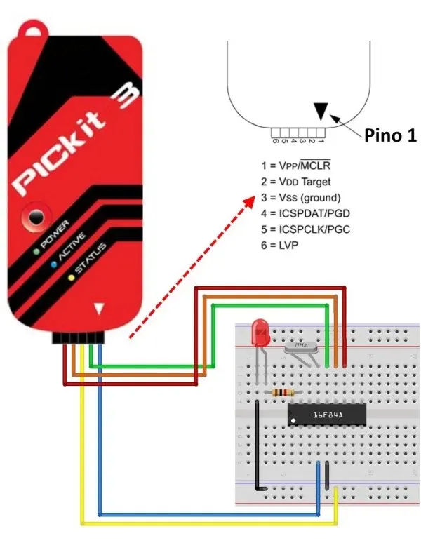 PICKIT 3 Wiring Diagram