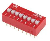 8 Position DIP Switch Bank 8 Position DIP Switch Bank