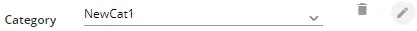 Figure: Category Drop-down menu