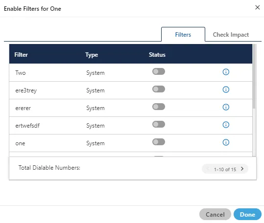 Figure: Assign the Lead Filter Figure: Assign the Lead Filter