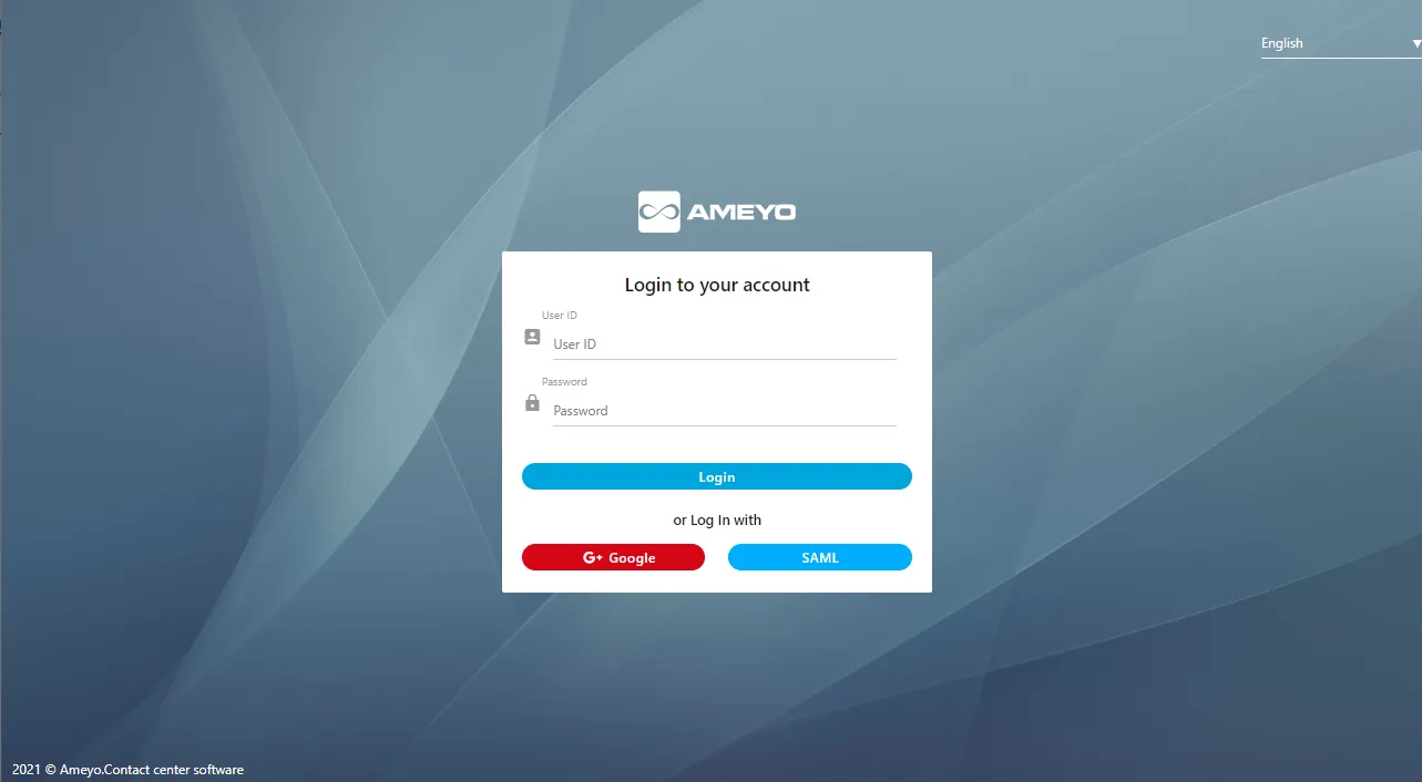 Figure: Login Screen