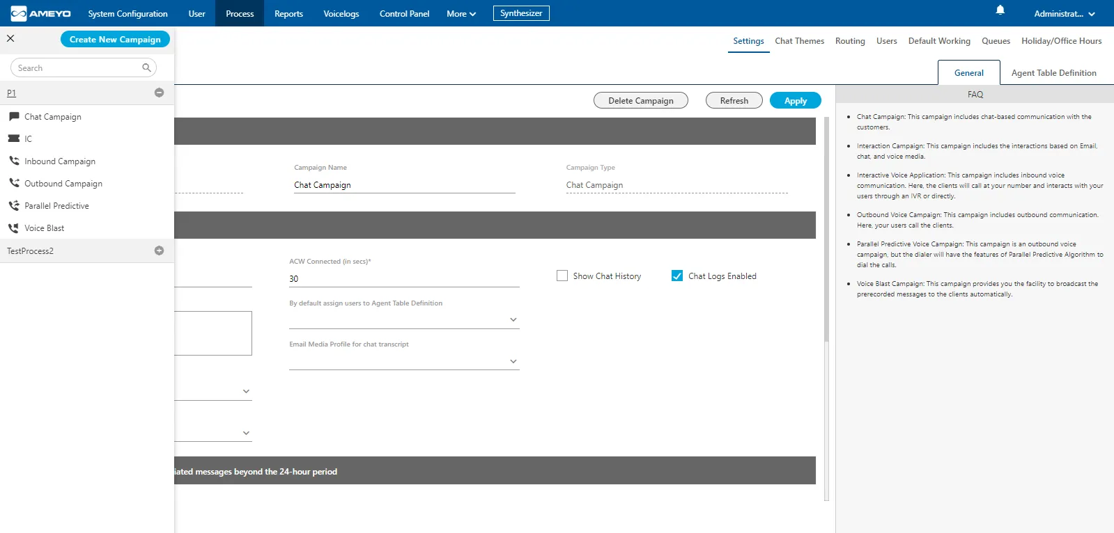 Figure: Process Tab Figure: Process Tab