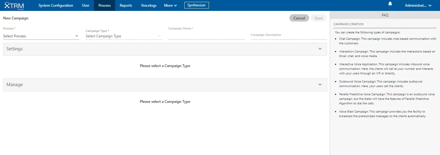 Figure: Create New Campaign