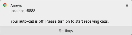 Figure: Auto-Dial Status Notification