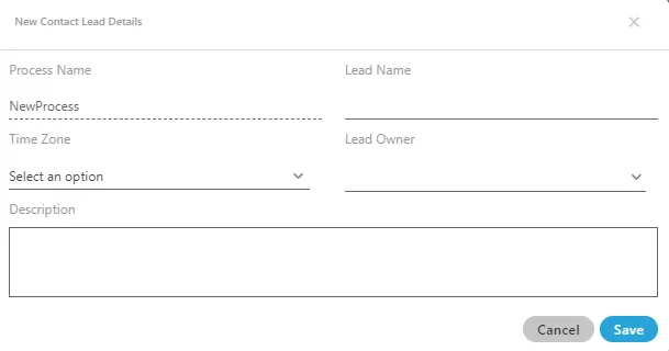 Figure: Create a Lead
