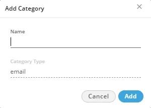 Figure: Add Category of Canned Messages Figure: Add Category of Canned Messages
