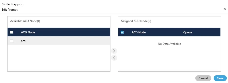 Figure: Assign Nodeflow to a Queue