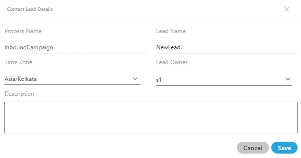 Figure: Edit the Lead